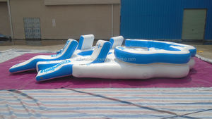 Raft gonflable géant pour 10 personnes, parc aquatique tropical <span class=keywords><strong>Tahiti</strong></span>, île flottante, 2016 - Product Image 6