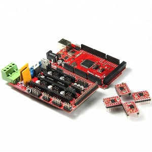 Reprap 3D impresora conjunto completo Kit Mega 2560 + rampa <span class=keywords><strong>1</strong></span>,4 extienden Shield + 4 unids DRV8825 Stepper Driver Set - Product Image 2