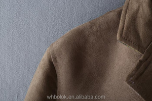 OEM New Design Hot Selling Casual <strong>Men</strong> Brown <strong>Suede</strong> Biker <strong>Jacket</strong> Multi Pockets <strong>Jacket</strong> - Product Image 6