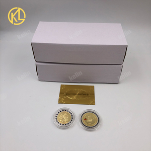 100 Stuks Originele Vergulde Munten Verzamelobjecten Zimbabwe Honderd Biljoen Dollar Buffelmunt Voor Kerstcadeau Nieuw