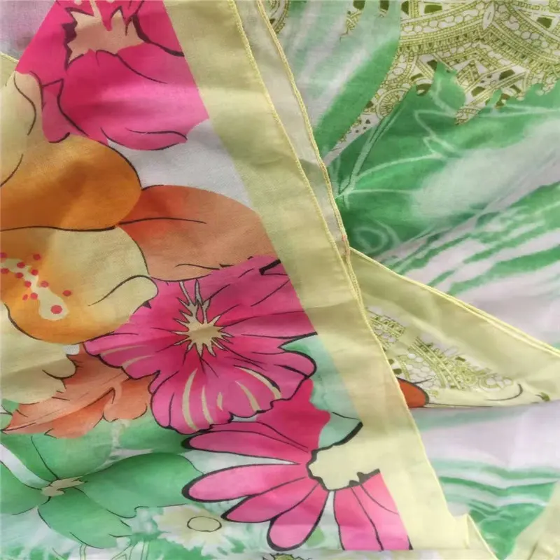 fabrics manufacturer turkey, textile companies in turkey, Muslim Head Embroidery Scarf