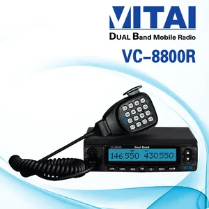 çin tedarikçisi Vitai vc-8800r 40w/15w dtmf fm& vhf ve uhf mobil güvenlik görevlisi ekipman araç radyo