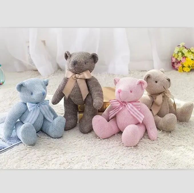 Heiße Kawaii kleine Teddybär Plüschtiere Wolle Kuscheltiere kleiner Bär