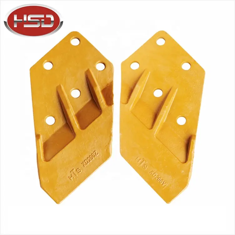 Durable 5 holes heavy excavator spare parts bucket side cutter XD200 made in china factory with alloy steel material on sale