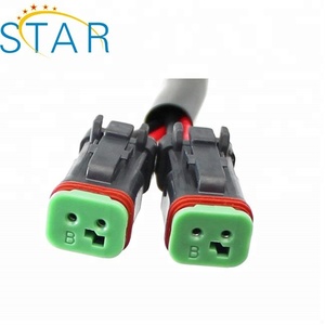 Y-förmige Doppel ausgänge Deutsch DT DTP 2-Wege-Adapter Steck verbinder Splitter Kabelbaum Für LED-Leuchten - Product Image 2
