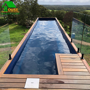 Piscina Económica de Contenedor Marítimo con Estructura de Acero y Paredes de Vidrio para Exteriores - Product Image 3