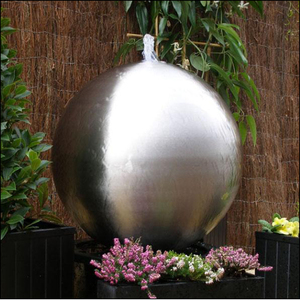 Grande bronce esfera jardín fuente en <span class=keywords><strong>cascada</strong></span> - Product Image 5