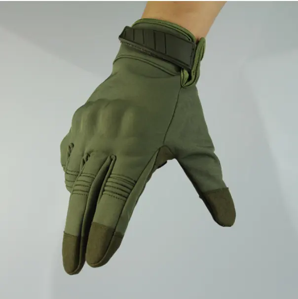 TGA11 cliff climbing tactical gloves touch screen outdoor working gloves Men camping Hard Knuckle Full Fingers