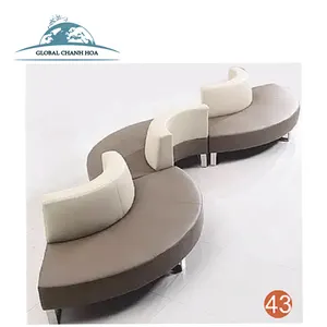 Colorful sofa seating bench for shopping mall or public area waiting and rest