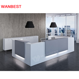 Giá rẻ rắn bề mặt văn phòng tiếp tân bàn làm đẹp salon tiếp tân bàn dịch vụ truy cập khách sạn phía trước truy cập - Product Image 3