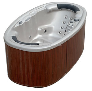 椭圆按摩池夫妇热水浴缸放松按摩 - Product Image 1