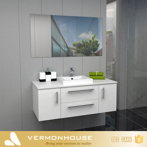 Vermont Fregadero De Resina Blanca lámpara de <span class=keywords><strong>Pie</strong></span> Moderna Tocadores de baño <span class=keywords><strong>con</strong></span> Lavabo de <span class=keywords><strong>Pie</strong></span> - Product Image 6