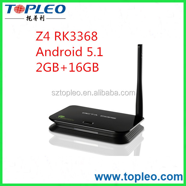 Android 5.1 Z4 Octa Core Smart 4 K TV Box 2G + 16 GB Kodi XBMC WIFI + Clavier
