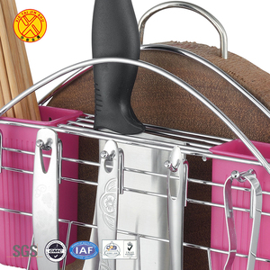 โรงงานขายส่งสแตนเลส chrome ฟรียืนโลหะช้อนมีดผู้ถือ - Product Image 6