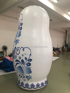 Mooie Matroesjka Opblaasbare Russische Pop Voor Decoraties Gratis Verzending Cartoon Stijl - Product Image 5