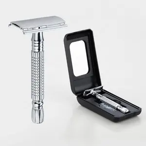 Rasierer Rasieren Kit für Männer oder Frauen Mehrweg One Klinge Sicherheit Razor Travel Fall