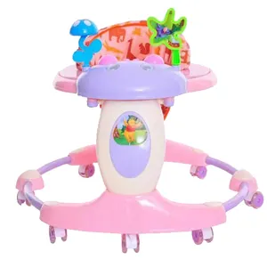 Mode hohe stuhl spielzeug cartoon runde baby walker