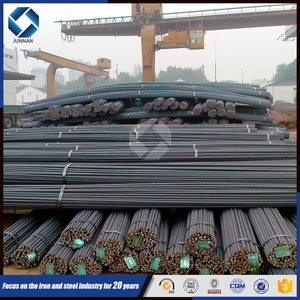 GB JIS TMT ASTM 6mm laminé à chaud barre en acier déformée/barres d'armature en acier prix/tige de fer pour la construction - Product Image 1