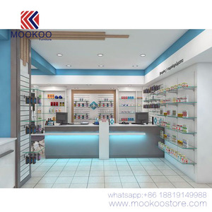 약국 인테리어 디자인 약국 매장 디스플레이 캐비닛 선반 - Product Image 2