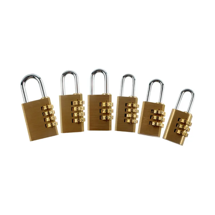Toprank promosyon bakır sertleştirilmiş şifreli kilit 3 haneli şifreli kilit değiştirilebilir şifreli kilit asma kilit
