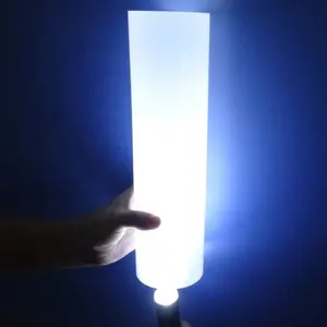 Tubo acrílico esmerilado cuadrado redondo para iluminación