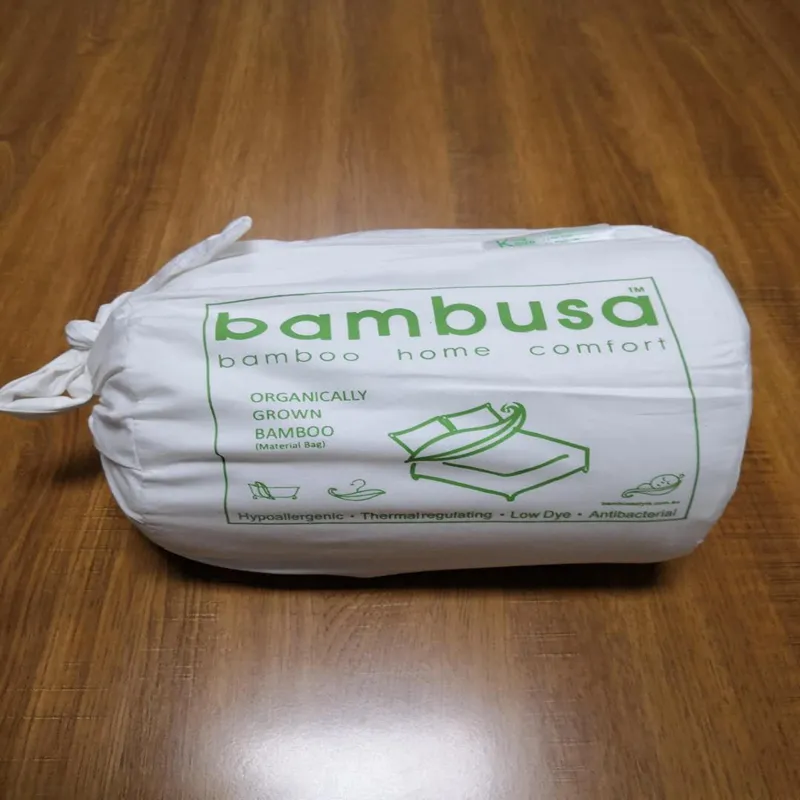 Juego de fundas de edredón de bambú orgánico, funda de edredón de bambú 100%, funda de cama de bambú natural