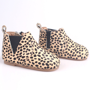 En gros véritable mo-cheveux en cuir dur semelle en caoutchouc <span class=keywords><strong>cowboy</strong></span> bébé garçon bottes d'hiver - Product Image 5