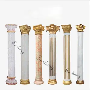 Скульптурные римские колонны, мраморные колонны и архитектурные колонны