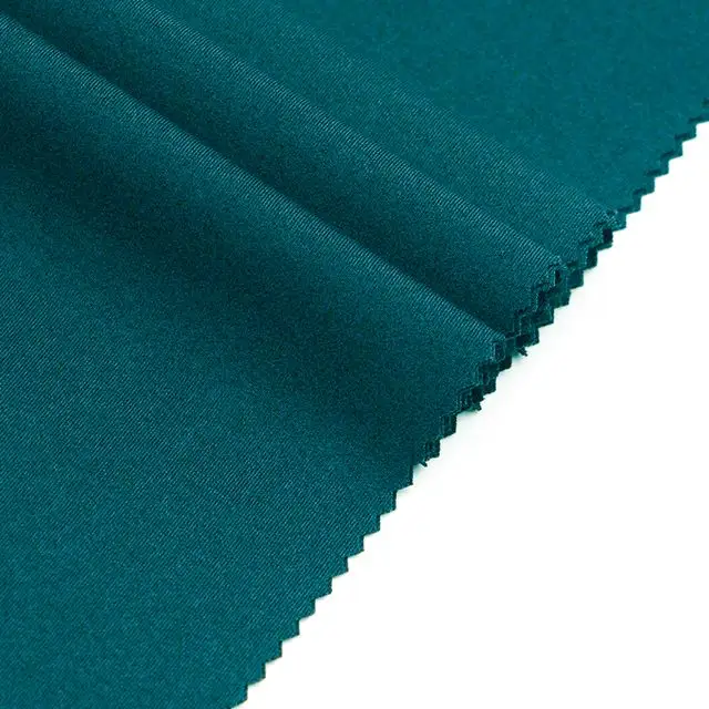 Anti-wrinkle and muscle control Weft Knitting cation/ polyester spandex interlock fabric for legging /Yogawear/Sportswear