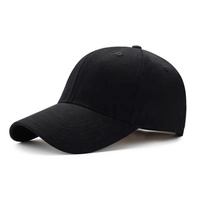Custom Logo Embroidery Trucker Cap, Black Baseball Hat