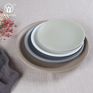 <span class=keywords><strong>Assiettes</strong></span> de table en céramique couleur mate Offre Spéciale, vaisselle de qualité supérieure, <span class=keywords><strong>assiettes</strong></span> <span class=keywords><strong>plates</strong></span> en <span class=keywords><strong>porcelaine</strong></span> pour hôtel, livraison gratuite - Product Image 1