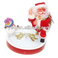 Papá Noel, promocional, animado, recuerdo de Papá Noel cantando, muñeco de nieve, 2014