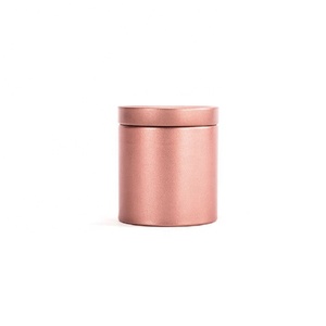 High Quality OEM Items Small Size Tea Package Box Type Circle Shape Custom Logo Tin Metal Can