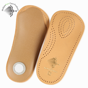 Solette Ortopediche Mollyto Personalizzate 3/4 in Vera Pelle con Supporto <span class=keywords><strong>per</strong></span> Arco Plantare <span class=keywords><strong>per</strong></span> Fascite Plantare Unisex - Product Image 2