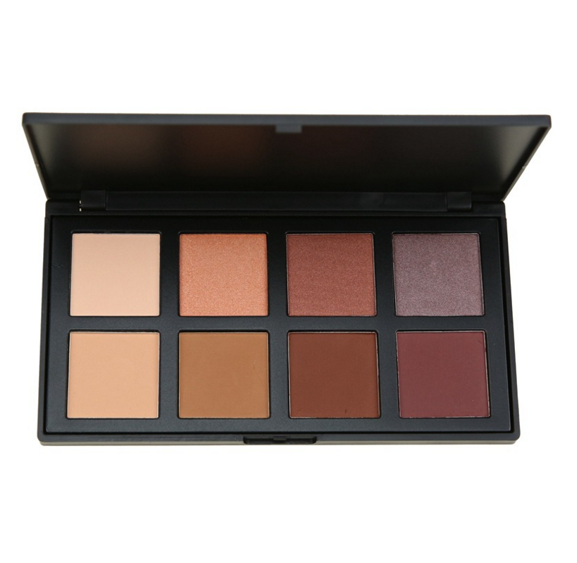 Оптовая продажа веганских материалов, макияж, губная помада, водонепроницаемый 8 видов цветов Палитра теней для век Палитра теней для макияжа импортные Красота Косметика