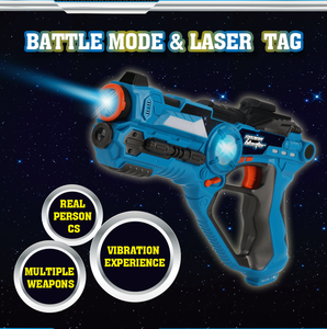 Mainan Pistol Laser Inframerah, Permainan Tim Dalam dan Luar Ruangan untuk 2 Pemain dengan Suara Laser oleh DWI Dowellin - Product Image 2