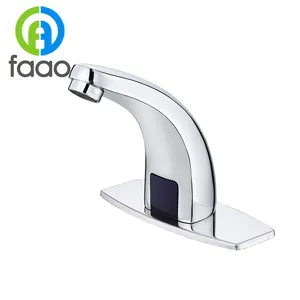 FAAO deck mounted automatic shut off motion sensor faucet