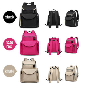Multifonctionnel en cuir bébé sac momie sac à main épaule bébé <span class=keywords><strong>poussette</strong></span> voyage sac à dos bébé sac à couches - Product Image 3