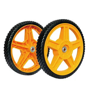 300mm plastik roda rim 12 dengan pvc ban