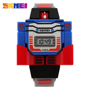 SKMEI 1095儿童数字手表LED时尚顶级品牌礼品男童女童儿童手表