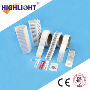 Cửa hàng bán lẻ nhãn dán chống trộm <span class=keywords><strong>EAS</strong></span> báo động nhãn mềm <span class=keywords><strong>EAS</strong></span> Dải giấy 4x4cm <span class=keywords><strong>RF</strong></span> thẻ mềm 8.2MHz <span class=keywords><strong>EAS</strong></span> an ninh Sticker - Product Image 5