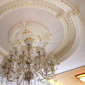 Rénovation intérieure, cercle de plafond de 1,5 m de diamètre pour la décoration d'hôtel, décoration de plafond en PU - Product Image 4