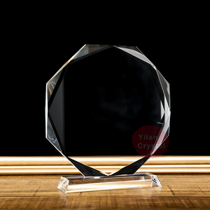 YL-<span class=keywords><strong>2022</strong></span> Prix de <span class=keywords><strong>match</strong></span> de football de haute qualité Sports Octogone Crystal Award Trophy Glass Plaque <span class=keywords><strong>Cup</strong></span> Award - Product Image 2