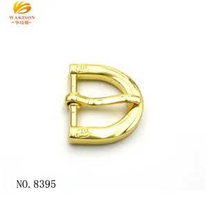 China fornecedor de acessórios de metal logotipo personalizado anel d fivela de cinto para a marca da empresa