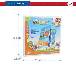 Portátil de aprendizaje de inglés <span class=keywords><strong>para</strong></span> niños, libro de idiomas de plástico con bolígrafo - Product Image 6