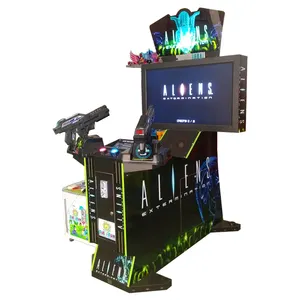 Venda quente alienígenas pistola de tiro laser máquina de jogo de vídeo simulador de jogo para venda