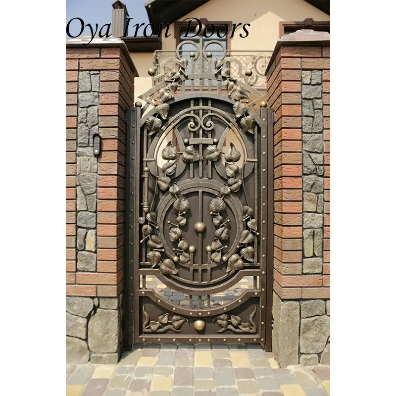 Wrought Iron Gate Design From Nigeria