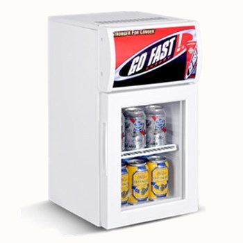 Wholesale High Quality Mini bar Refrigerators for Hotel Mini bar Fridge Glass Door Freezer Beverage Cooler Small Refrigerator