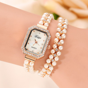 Trasporto libero di Nuovo modo di orologi di lusso per le donne della perla delle donne orologi vendite dirette Della Fabbrica LNW025 - Product Image 1