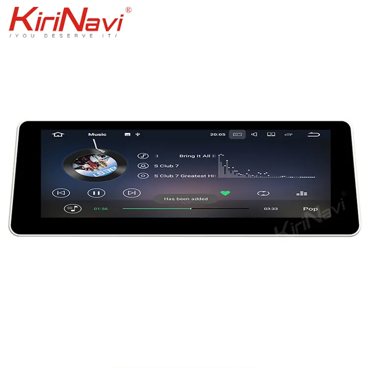 KiriNavi Auto DVD Radio Player Audio Display 15.5 "Wide Screen Android 4G WIFI Stereo für AUDI A6L 2013-2019